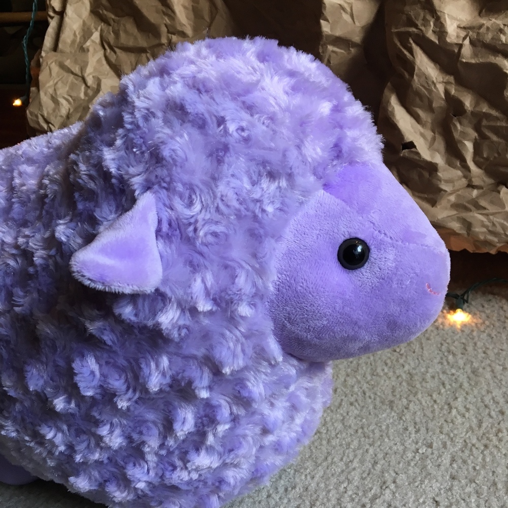 Purple Lamb Plush - Picture 2 of 8